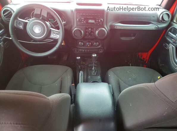 1C4BJWDG7GL319551 2016 JEEP WRANGLER Red Առջևի վահանակի տեսք