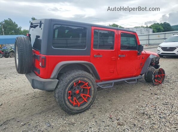 1C4BJWDG7GL319551 2016 JEEP WRANGLER Red Հետևի աջ