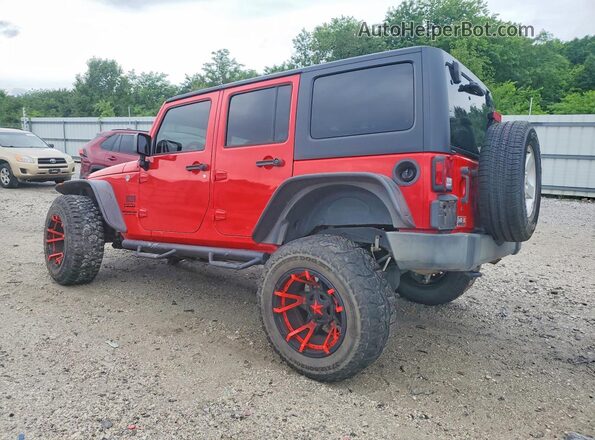 1C4BJWDG7GL319551 2016 JEEP WRANGLER Red Հետևի ձախ