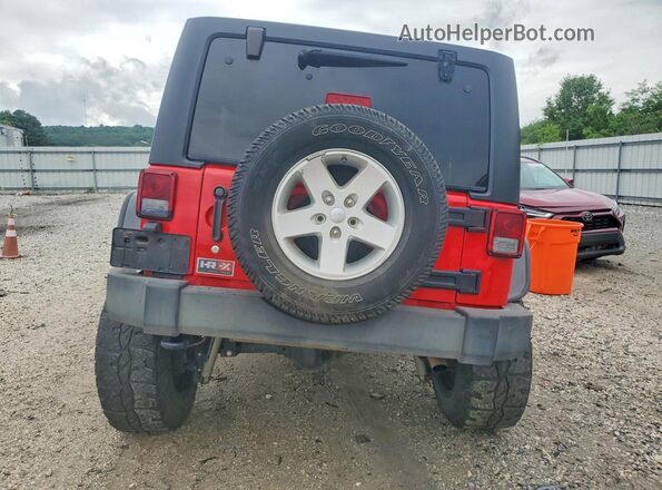 1C4BJWDG7GL319551 2016 JEEP WRANGLER Red Հետևի տեսք