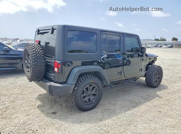 1C4BJWDG7HL503230 2017 JEEP WRANGLER Черный Задняя правая четверть