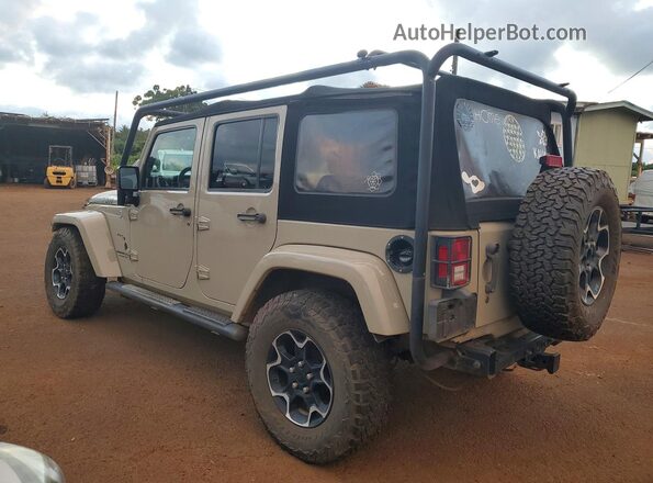 1C4BJWDG7HL629801 2017 JEEP WRANGLER Tan Rear left
