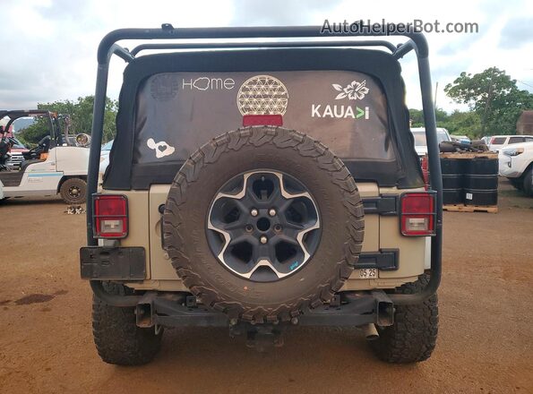 1C4BJWDG7HL629801 2017 JEEP WRANGLER Tan Rear view