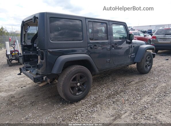 1C4BJWDG7JL874734 2018 JEEP WRANGLER Серый Задняя правая четверть
