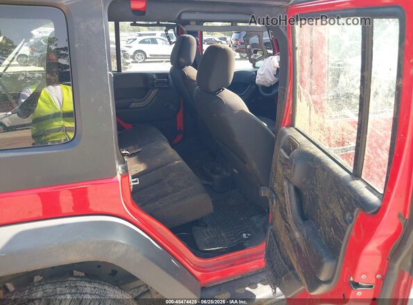 1C4BJWDG7JL925438 2018 JEEP WRANGLER Red VIN կոդի պիտակի տեսք