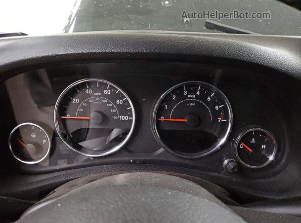 1C4BJWDG8GL228594 2016 JEEP WRANGLER Black Instrument cluster view