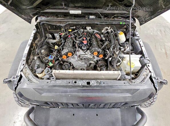 1C4BJWDG8GL228594 2016 JEEP WRANGLER Black Engine compartment view
