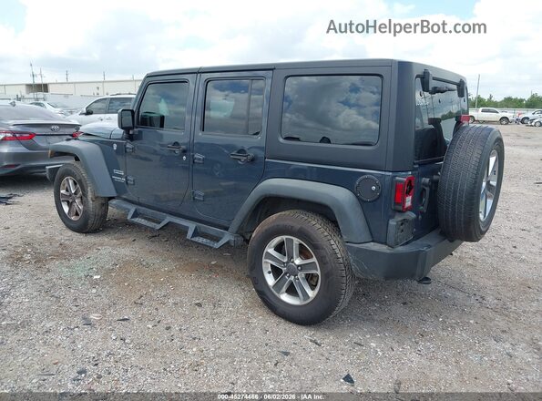 1C4BJWDG8HL584092 2017 JEEP WRANGLER UNLIMITED Gray Trasero izquierdo