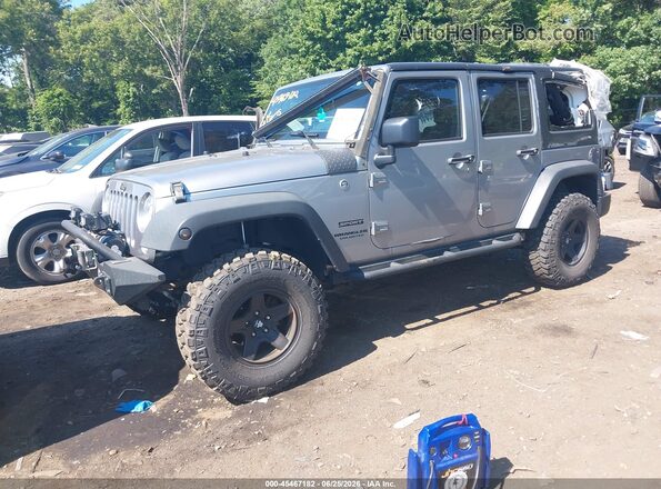 1C4BJWDG8HL598865 2017 JEEP WRANGLER UNLIMITED Gray Առջևի ձախ երեք քառորդ տեսարան