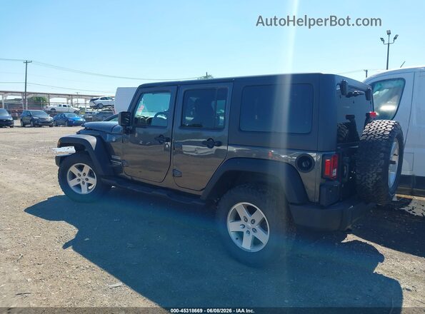 1C4BJWDG8JL890862 2018 JEEP WRANGLER Gray Задня ліва чверть