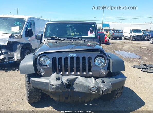 1C4BJWDG8JL890862 2018 JEEP WRANGLER Gray Вид щитка приладів