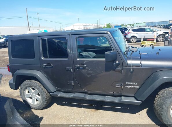 1C4BJWDG8JL890862 2018 JEEP WRANGLER Gray Вид задньої частини салону