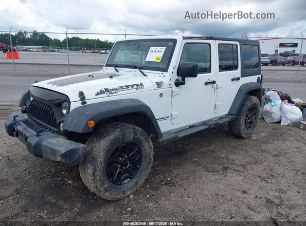 1C4BJWDG9HL588684 2017 JEEP WRANGLER UNLIMITED White წინა მარცხენა ხედი სამი მეოთხედიდან