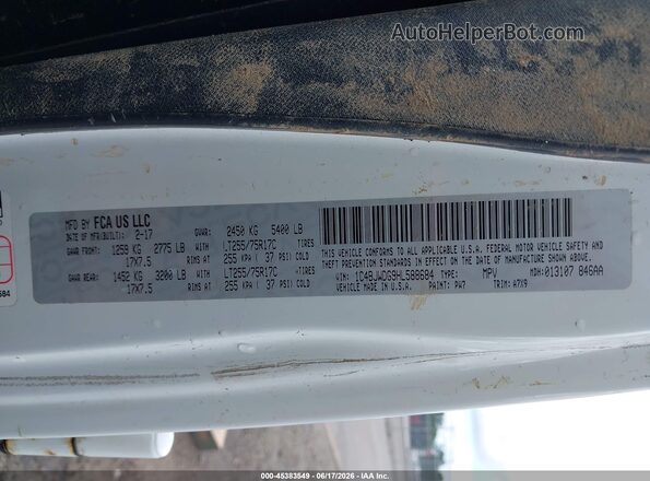1C4BJWDG9HL588684 2017 JEEP WRANGLER UNLIMITED White ძრავის განყოფილების ხედი