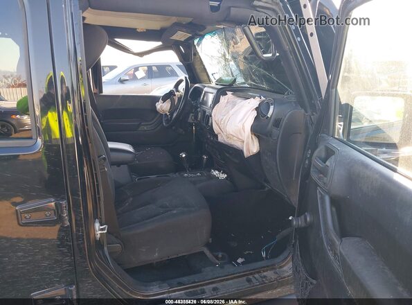 1C4BJWDG9HL605256 2017 JEEP WRANGLER UNLIMITED Black Вид салону спереду