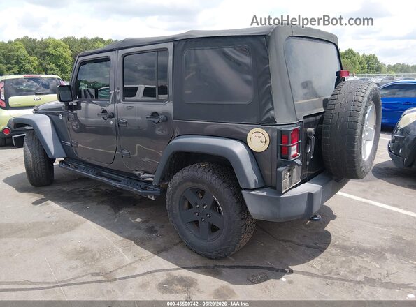 1C4BJWDG9JL811652 2018 JEEP WRANGLER Gray Trasero izquierdo