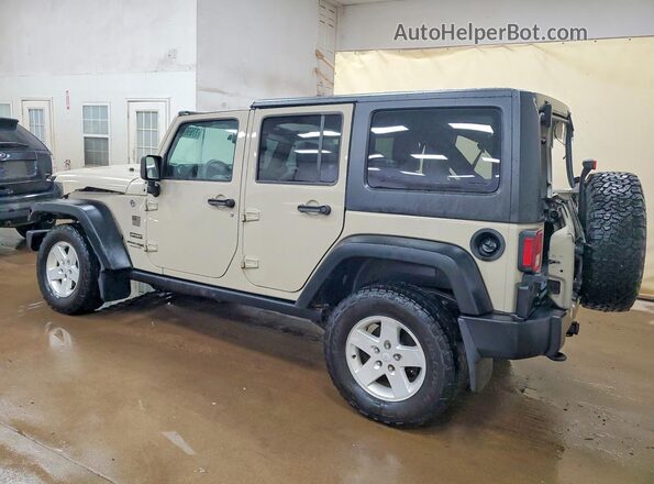 1C4BJWDG9JL849737 2018 JEEP WRANGLER Cream Հետևի ձախ
