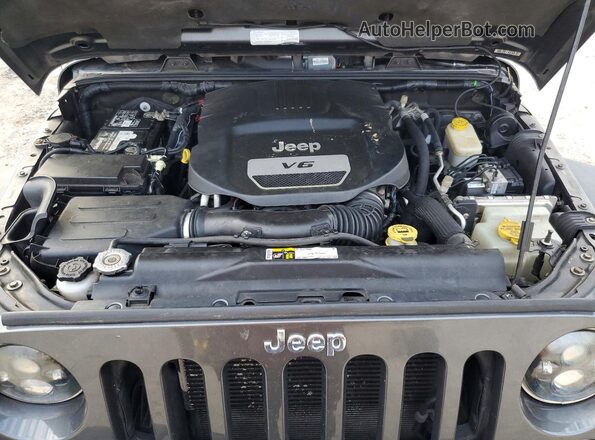 1C4BJWDGXGL209173 2016 JEEP WRANGLER Charcoal Widok komory silnika