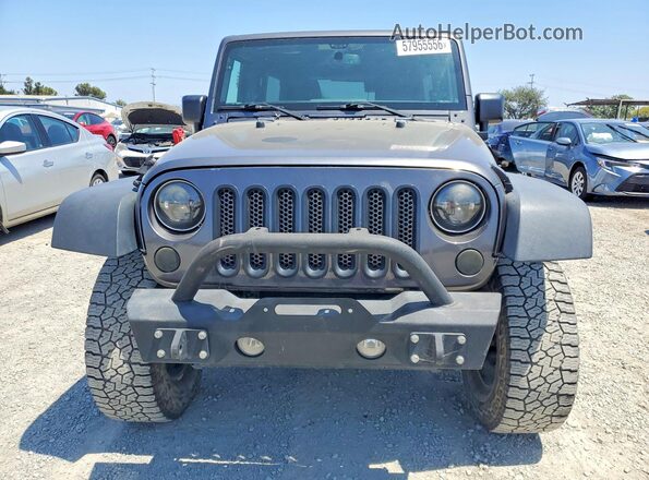 1C4BJWDGXHL742948 2017 JEEP WRANGLER Gray წინა ხედი