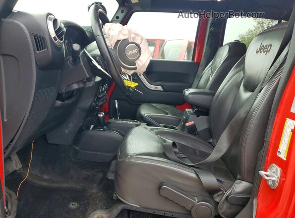 1C4BJWEG0JL807374 2018 JEEP WRANGLER Red Vista interior delantera