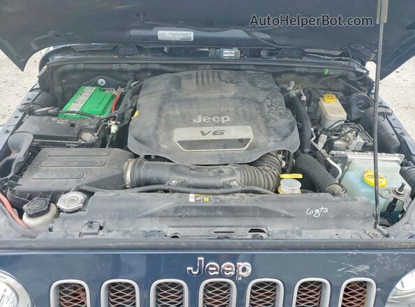1C4BJWEG1HL532589 2017 JEEP WRANGLER Серый Вид задней части салона