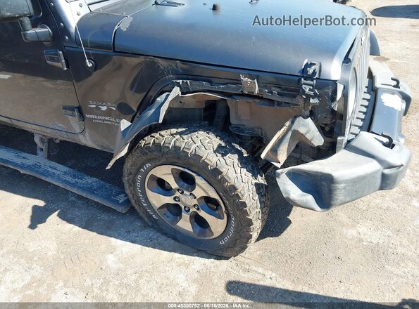1C4BJWEG2GL172098 2016 JEEP WRANGLER UNLIMITED Gray Widok z przodu