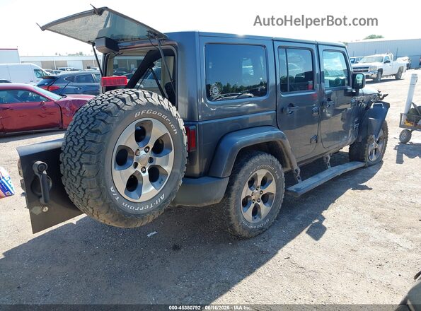 1C4BJWEG2GL172098 2016 JEEP WRANGLER UNLIMITED Gray Tył prawy