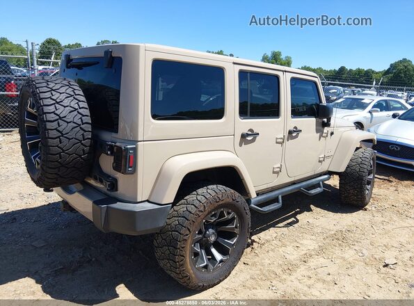 1C4BJWEG4GL270775 2016 JEEP WRANGLER UNLIMITED Tan Задня права чверть