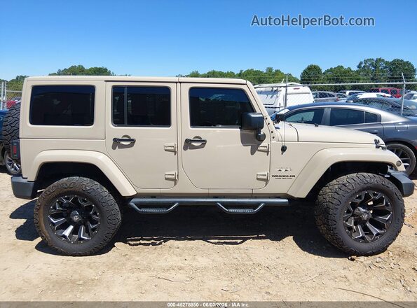 1C4BJWEG4GL270775 2016 JEEP WRANGLER UNLIMITED Tan Вид задньої частини салону