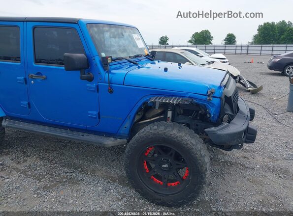 1C4BJWEG5GL221066 2016 JEEP WRANGLER UNLIMITED Blue წინა ხედი