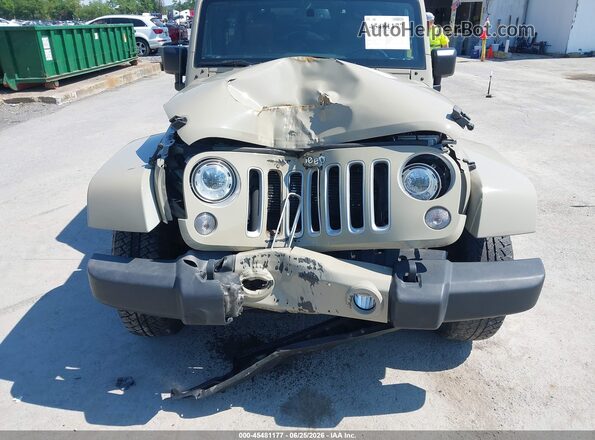 1C4BJWEG5HL732147 2017 JEEP WRANGLER UNLIMITED Желто-коричневый Вид спереди