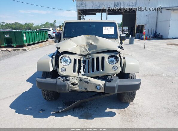 1C4BJWEG5HL732147 2017 JEEP WRANGLER UNLIMITED Желто-коричневый Вид щитка приборов