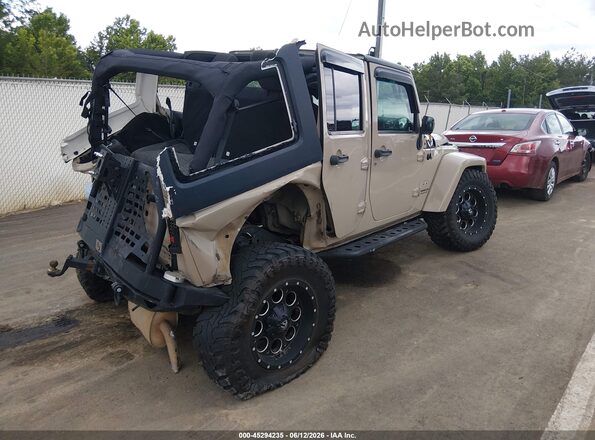 1C4BJWEG6GL259647 2016 JEEP WRANGLER UNLIMITED Tan Tył prawy