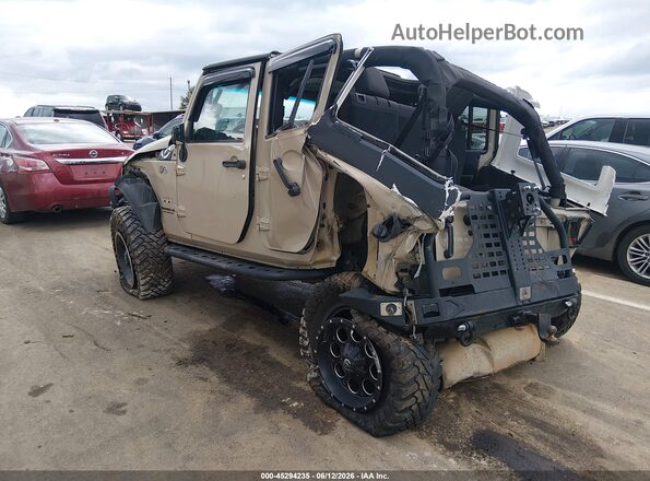 1C4BJWEG6GL259647 2016 JEEP WRANGLER UNLIMITED Tan Tył lewy