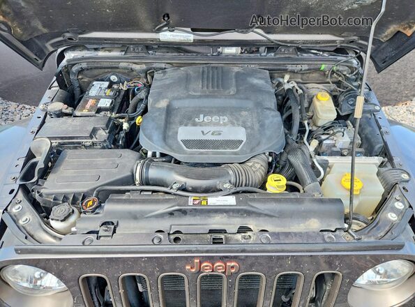 1C4BJWEG6GL348831 2016 JEEP WRANGLER Серый Вид задней части салона