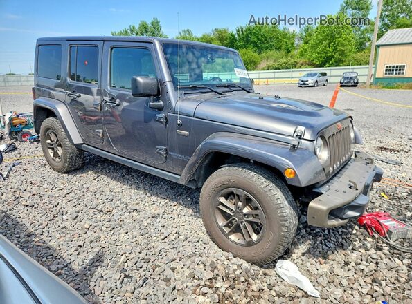 1C4BJWEG6GL348831 2016 JEEP WRANGLER Серый Передняя правая четверть