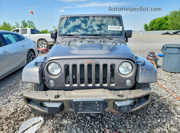 1C4BJWEG6GL348831 2016 JEEP WRANGLER Серый Вид спереди