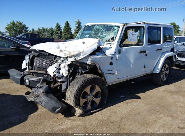 1C4BJWEG8GL100242 2016 JEEP WRANGLER UNLIMITED White Vista tres cuartos delantera izquierda