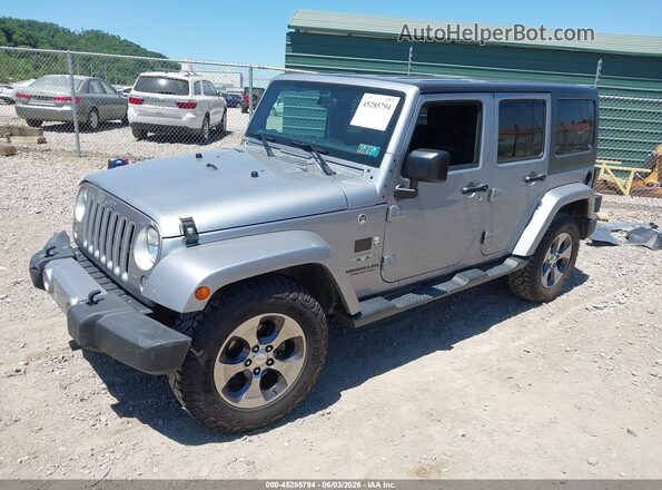 1C4BJWEG8GL137209 2016 JEEP WRANGLER UNLIMITED Silver Առջևի ձախ երեք քառորդ տեսարան