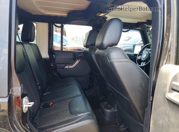 1C4BJWEG8GL276451 2016 JEEP WRANGLER Black უკანა სავარძლების ხედი