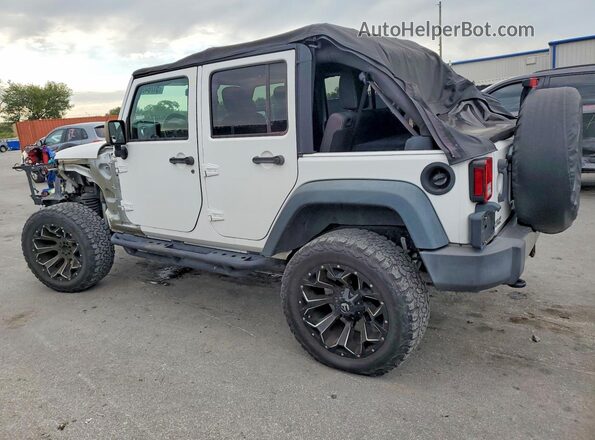 1C4BJWEG8JL935801 2018 JEEP WRANGLER Белый Задняя левая четверть