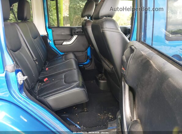 1C4BJWEG9GL310543 2016 JEEP WRANGLER UNLIMITED Blue Vista de la etiqueta del VIN