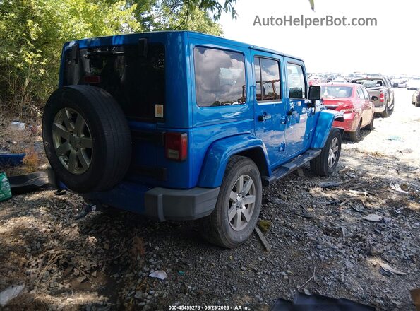 1C4BJWEG9GL310543 2016 JEEP WRANGLER UNLIMITED Blue Trasero derecho