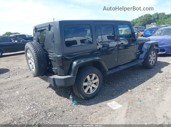 1C4BJWEGXGL198545 2016 JEEP WRANGLER UNLIMITED Черный Задняя правая четверть