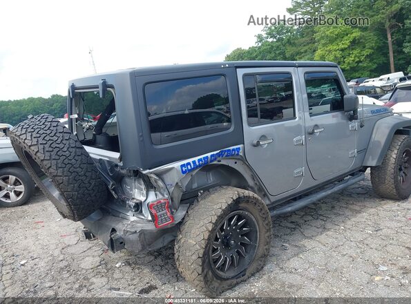 1C4BJWFG2GL231925 2016 JEEP WRANGLER UNLIMITED Gray წინა ხედი