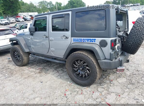 1C4BJWFG2GL231925 2016 JEEP WRANGLER UNLIMITED Gray უკანა მარცხენა