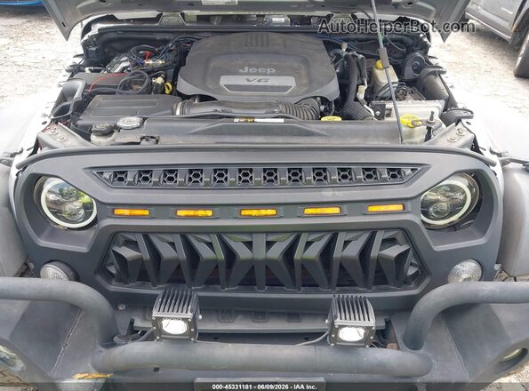1C4BJWFG2GL231925 2016 JEEP WRANGLER UNLIMITED Gray უკანა ხედი