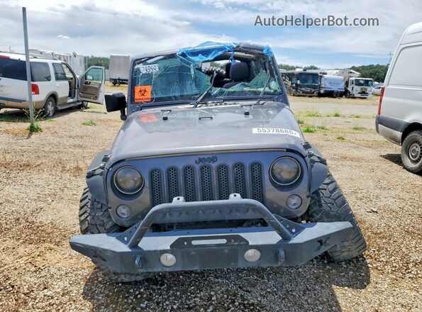 1C4BJWFG3GL188339 2016 JEEP WRANGLER Gray წინა ხედი