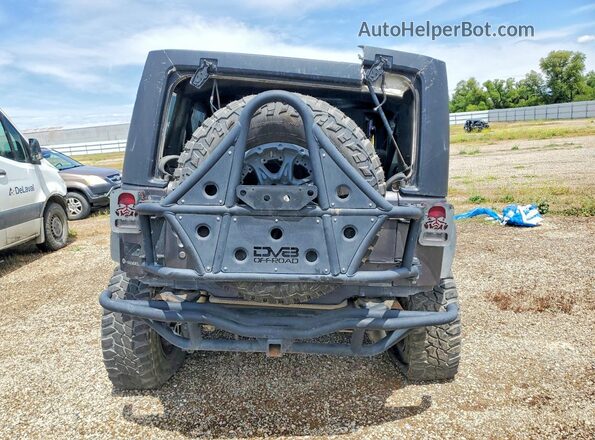 1C4BJWFG3GL188339 2016 JEEP WRANGLER Gray უკანა ხედი