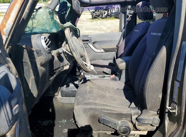 1C4BJWFG3GL188339 2016 JEEP WRANGLER Gray წინა სალონის ხედი